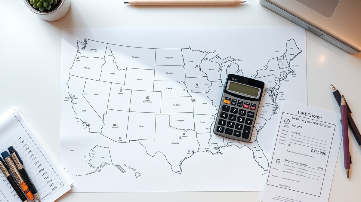 Split illustration comparing spray foam insulation installation costs across different U.S. climate regions
